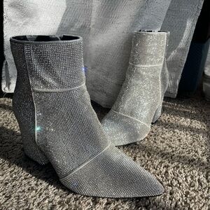 Women's Bedazzled Ankle Boots